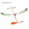 Y4UD Rubber Band Powered Kits Gift Choice Theme Parties Outdoor Gift Reversal Interesting Glider 6