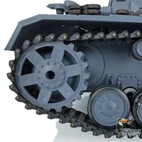 Henglong 1/16 7.0 Plastic FPV Panzer IV F2 RC Tank 3859 Steel Metal Gearbox 360 Rotating Infrared Battle TH17397-SMT7 2