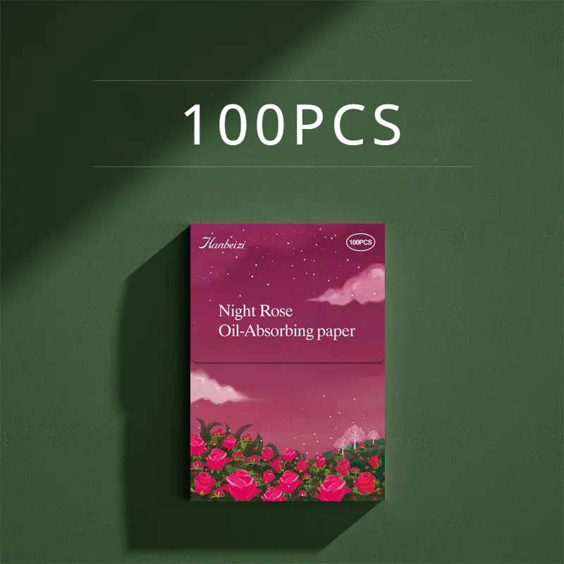 Facial Oil Blotting Paper 500 Pcs Portable Facial Absorbent Paper Green Tea Oil Control Wipes Sheet Oily Face Blotting Matting Tissue Makeup Clean