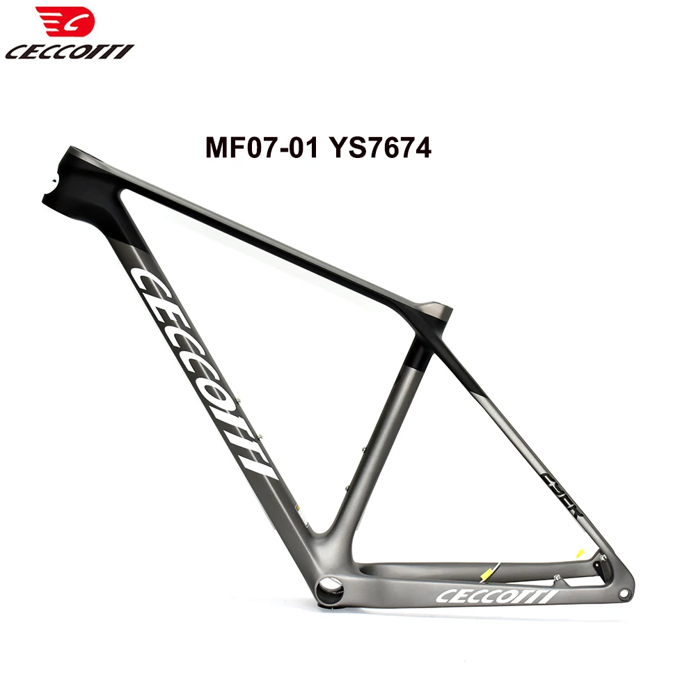 CECCOTTI XC Hardtial 29er MTB Model 148mm Boost Mountail Bicycle Frame BB92 Carbon Framework 29