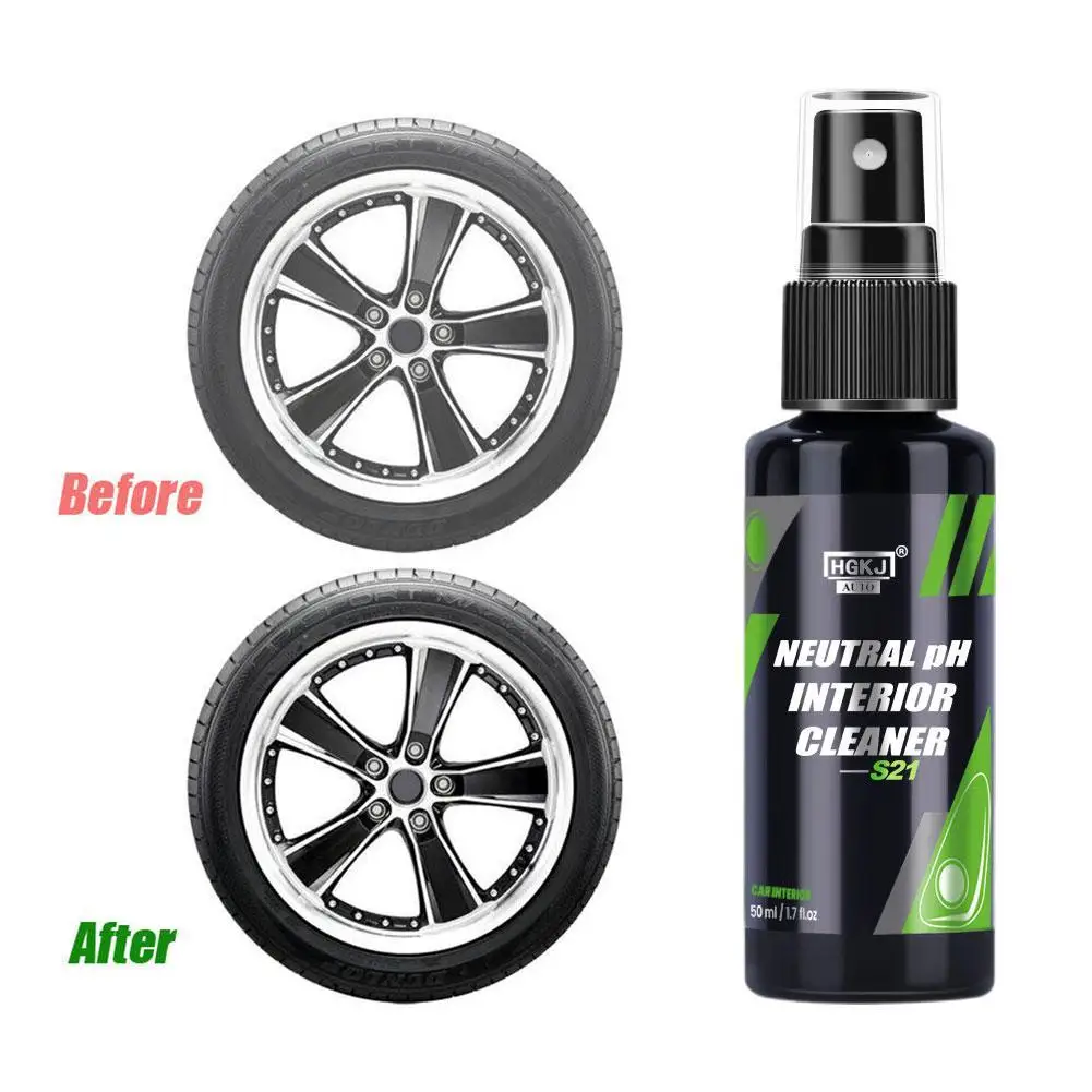 

50ml Car Tire Blackening Ceramic Coating Spray Liquid Refurbishing Agent Auto Washing Accessories Spraying Wax Clean