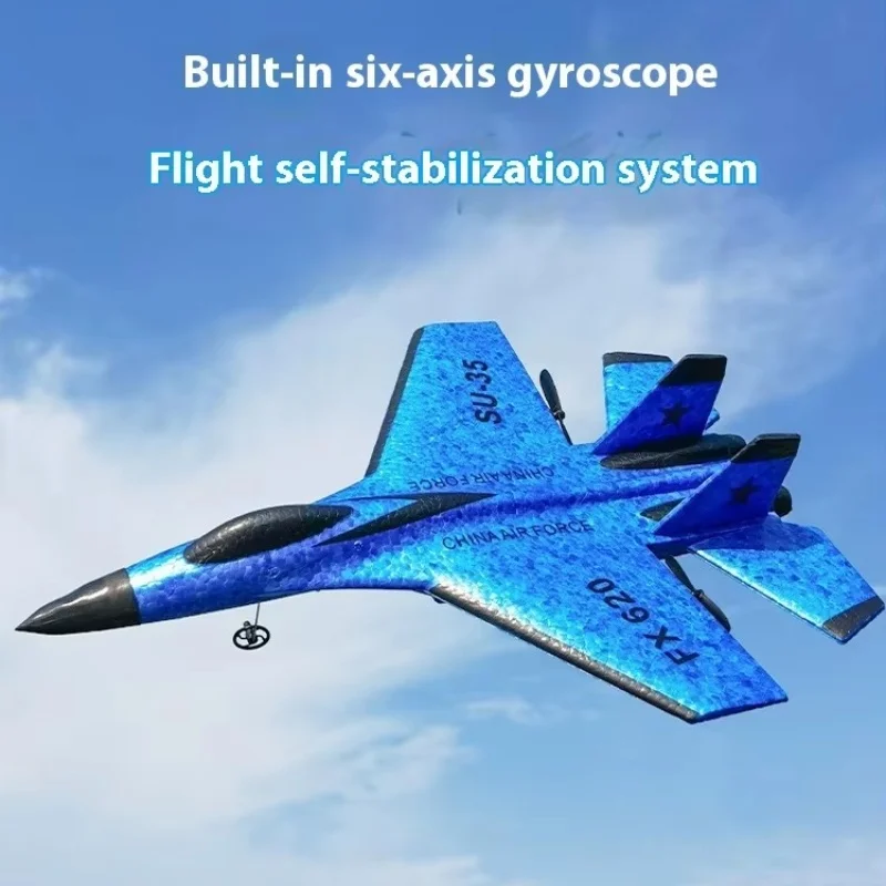New 2.4g Remote Control Aircraft Fighter Fixed Wing Glider Foam Aircraft Crashworthy Fall Resistant Model Boy Birthday Toys Gift 6