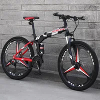 Acier 20 26 27,5 pouces R26 7 vitesses 21 vitesses rapide adulte mâle femelle pliable VTT vélo 4