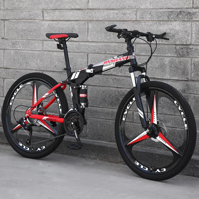 Fabriqué en Chine Cadre en acier bon marché 21 24 vitesses Vélos de montagne R26 Pliant 3 VTT 20 24 26 27,5 29 pouces 1