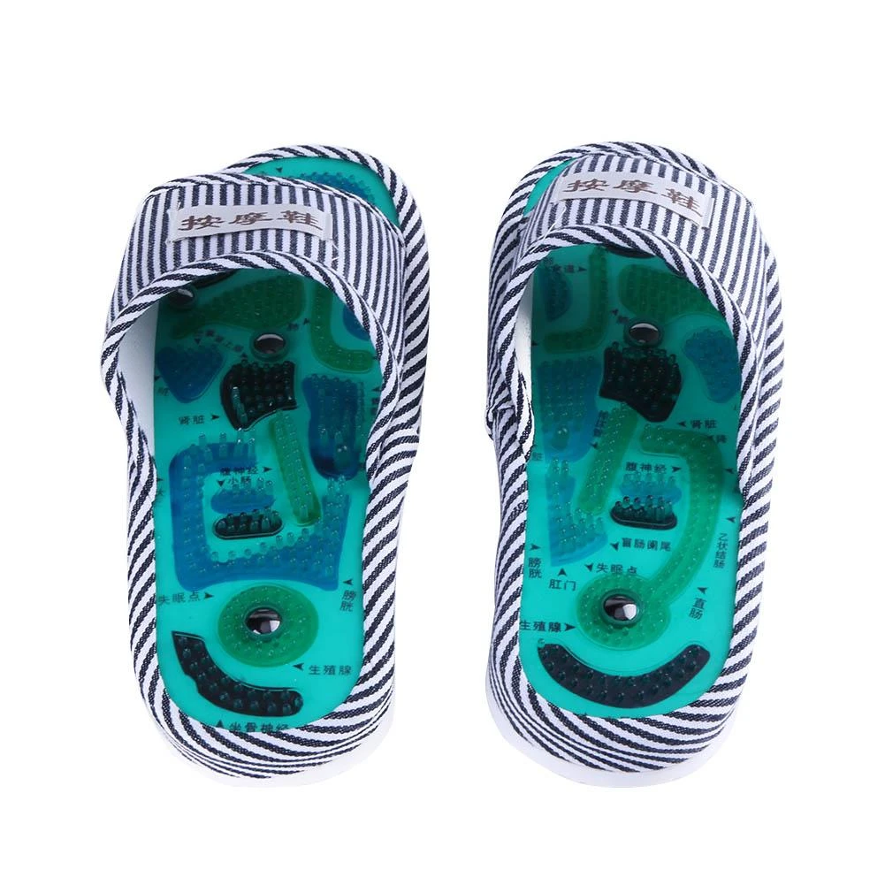 Acupuncture Foot Massage Slippers Health Shoe Shiatsu Magnetic Sandals  Acupuncture Healthy Feet Care Massager Magnet Shoes| | - AliExpress