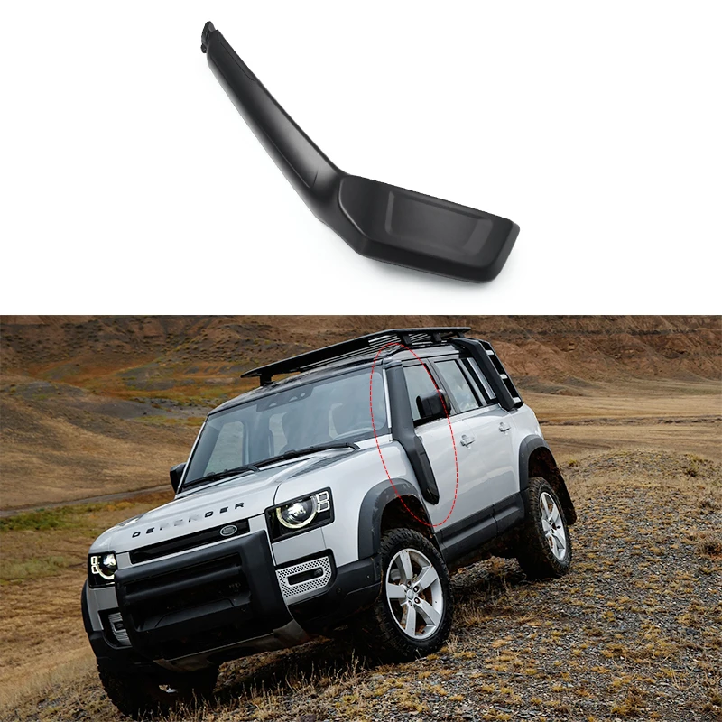 

90 110 130 TWO FIVE DOORS ABS MATTE BLACK NORMAL SNOKLE FOR LAND ROVER NEW DEFENDER 2020-ON