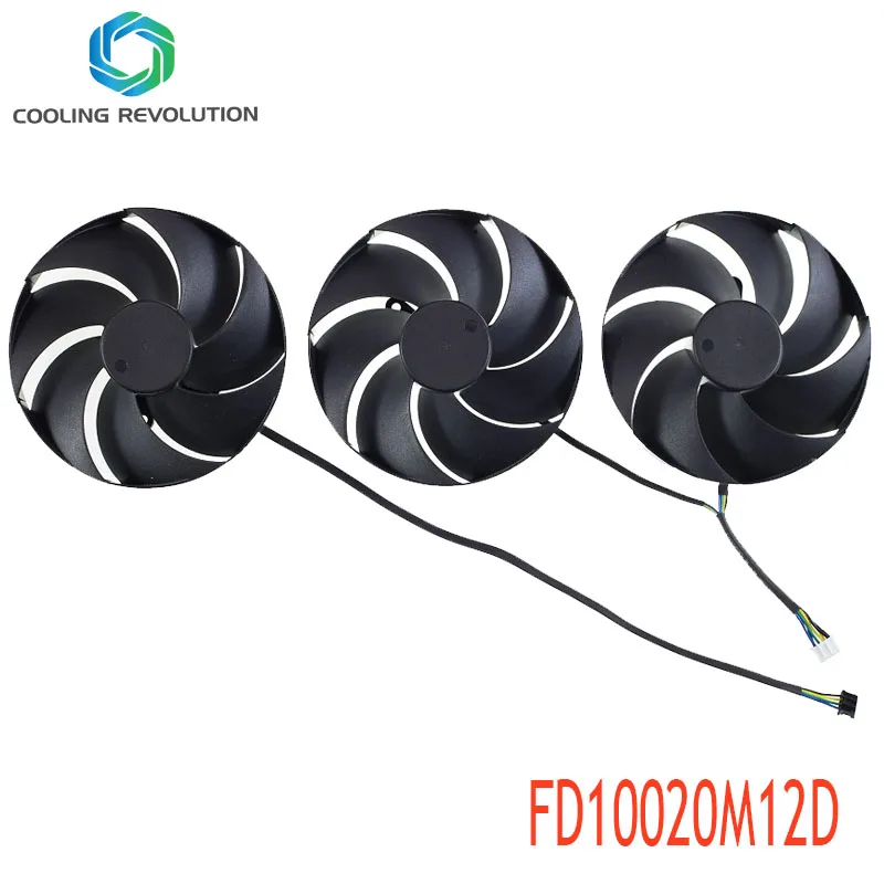 95Mm Muslimate Dc12V 0.45Amp 4Pin Ventola Per Scheda Video Per Pny Geforce Rtx 4080 Rtx4090 Xlr8 Gaming V Triple Fan