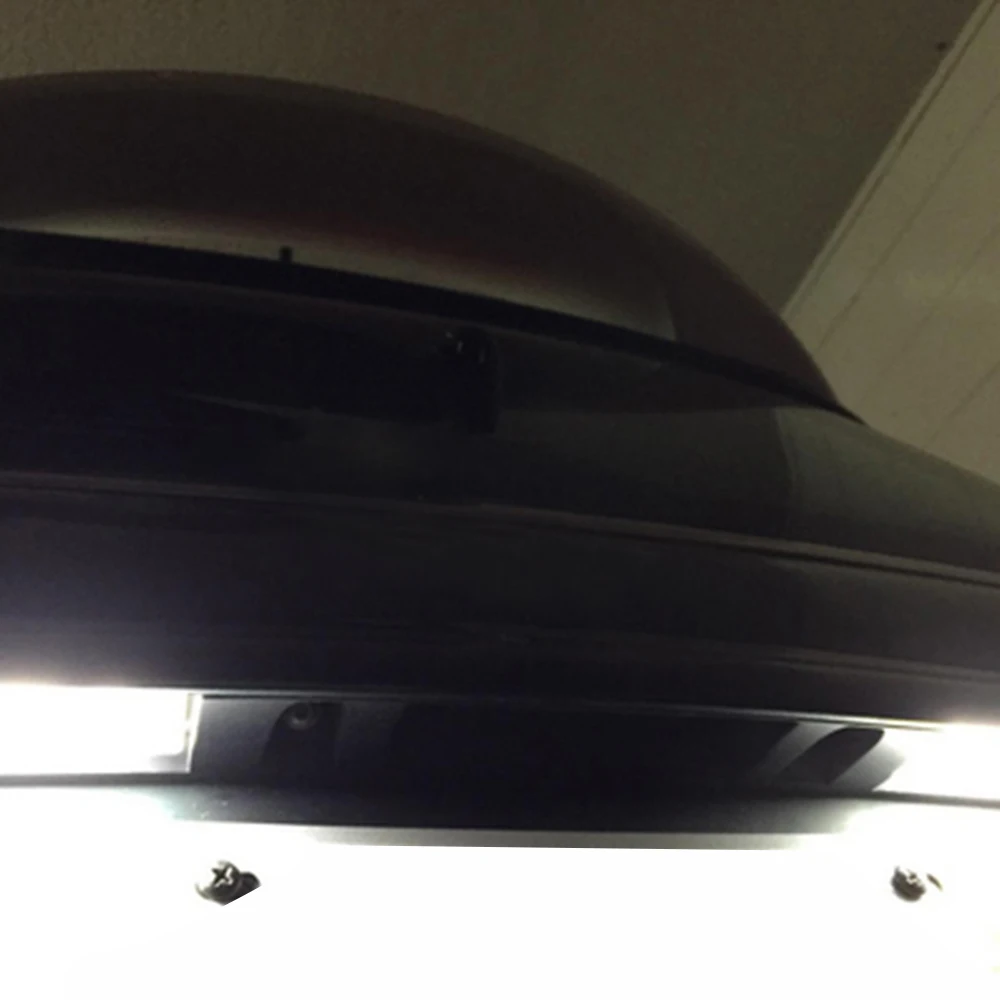 2Pcs LED Number License Plate Light No Error License Plate Light Lamps for BMW Mini Cooper R56 2006 - 2012