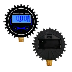 Digital Tire Air Pressure Gauge with LCD Display and LED Light (Without batteries)