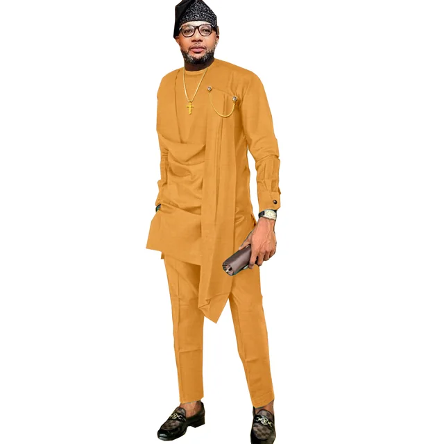 Tunde Long Sleeve Dashiki Outfit - Image 3