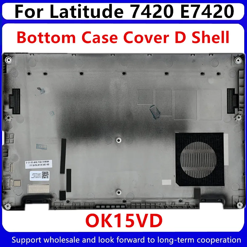 para Dell Latitude 7420 E7420 d Shell Acessórios Prata Preto Inferior Case Capa Base Capa Inferior Laptop Shell 0k15vd 0h4xry Novo - Imagem 2