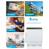Portable Washing Machine Twin Tub with Built-in Drain Pump 26Lbs Semi-automatic Washer 6