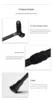 Ultra-light Retractable Carbon Hiking Booster Walking Anti-Slip Breaking Four-Legged Stable Armrest Stick Column Stick Device 5