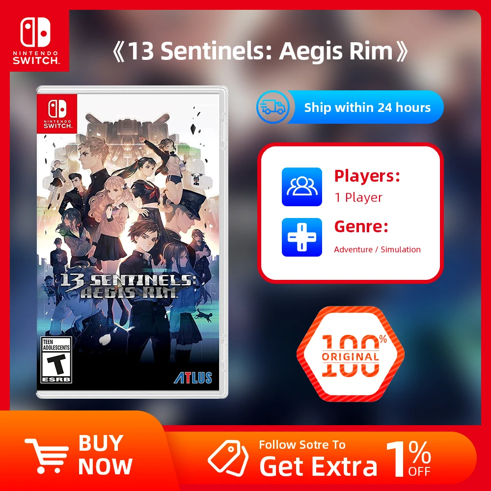 Nintendo Switch Games 13 Sentinels Aegis Rim Adventure Simulation