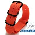 Orange black buckle