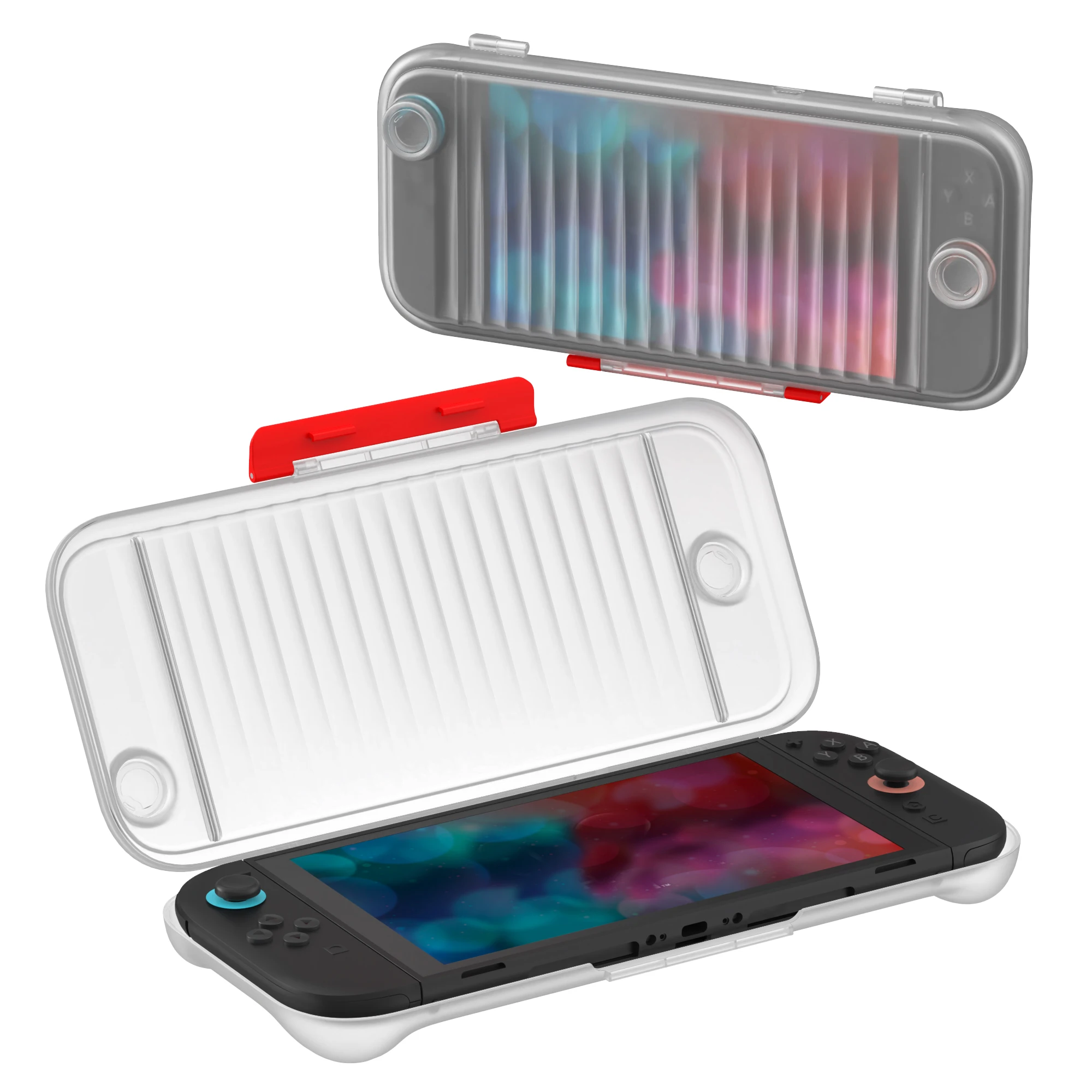 스위치 2용 하드 PC 여행용 케이스, 미끄럼 방지 무광 초슬림 보호 커버 (충전 포트 포함)