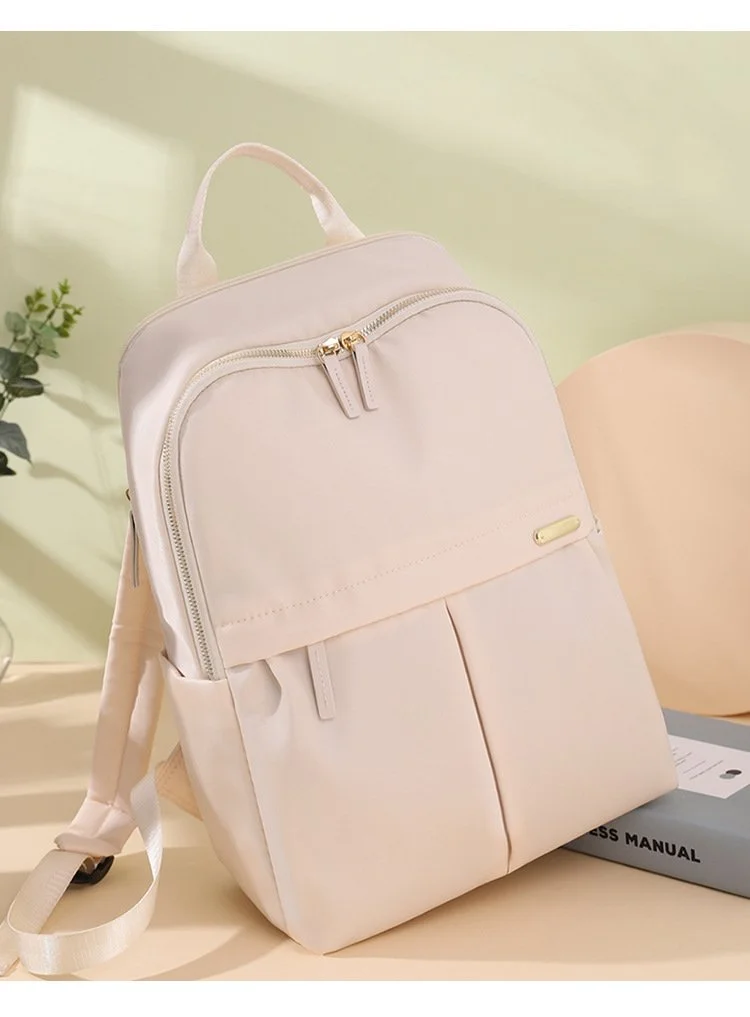 New Leisure for Women's Computer Bag, Large Capacity College Style Travel Backpack, Simple Commuting Backpack_voghion.com