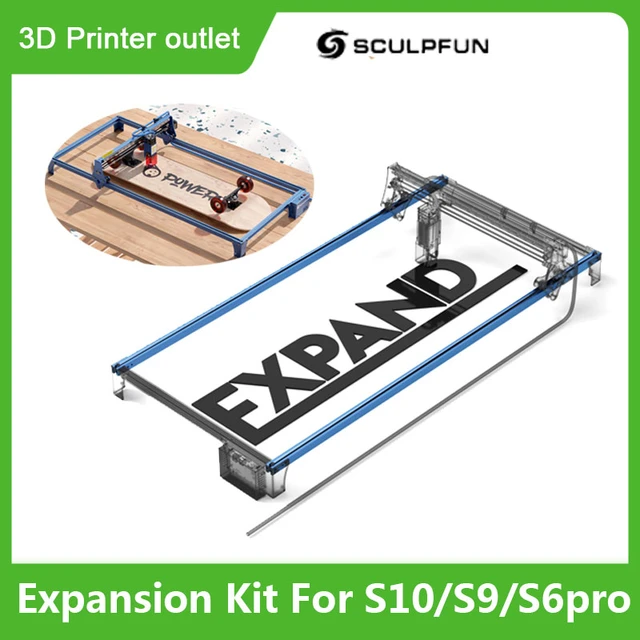 Sculpfun S9 Engraving Area X-axis Expansion Kit for S9/S6pro/S6 Engraving  Machine Y-axis Extension Kit 940x410mm Engraving Area - AliExpress