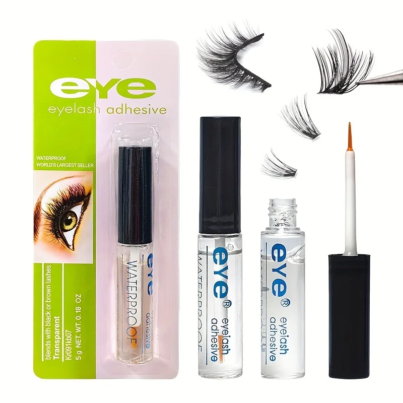 5g Waterproof Long-Lasting Eyelash Adhesive Transparent Self-Adhesive Glue for False Eyelashes Eyelash Extensions