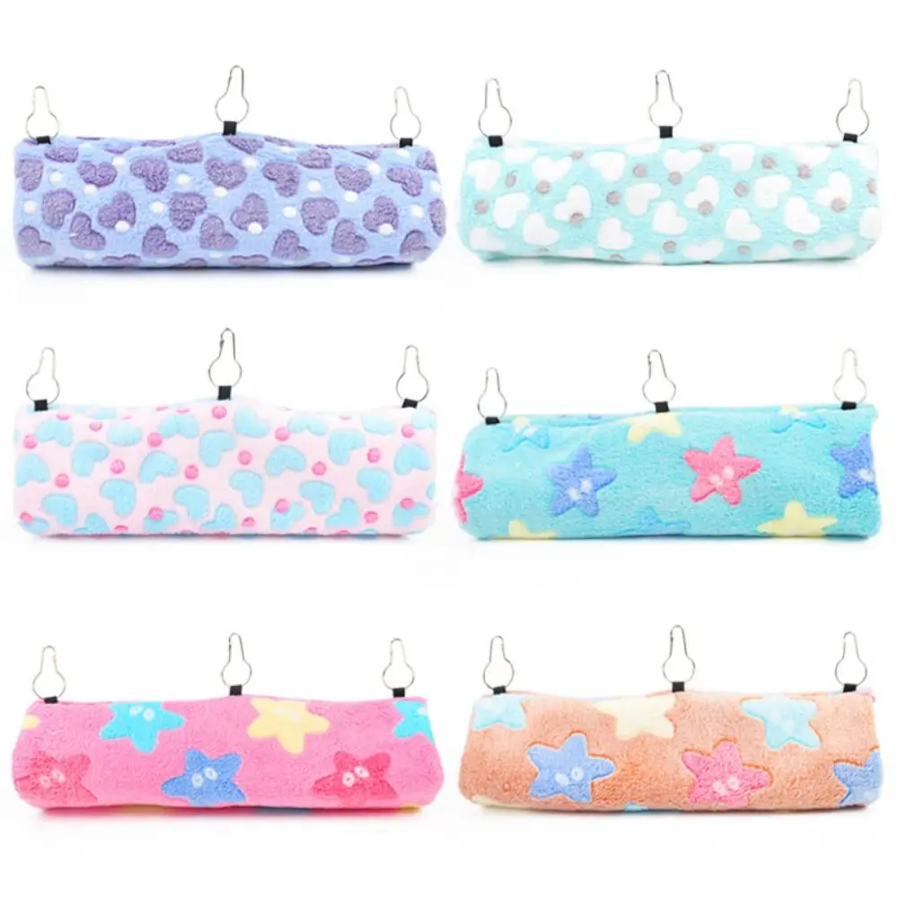 Soft Hamster Warm Channel Warm Comfortable Rat Sleeping Bag Pet Channel Nest Rat Hideout Tunnel Hamster Hanging Hammock Home