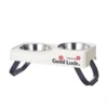 One Dopamine Color Personality High-Low Design Anti-Slip Pet Bowl, Dog and Cat Feeding Dish for Medium to Small Dogs 6