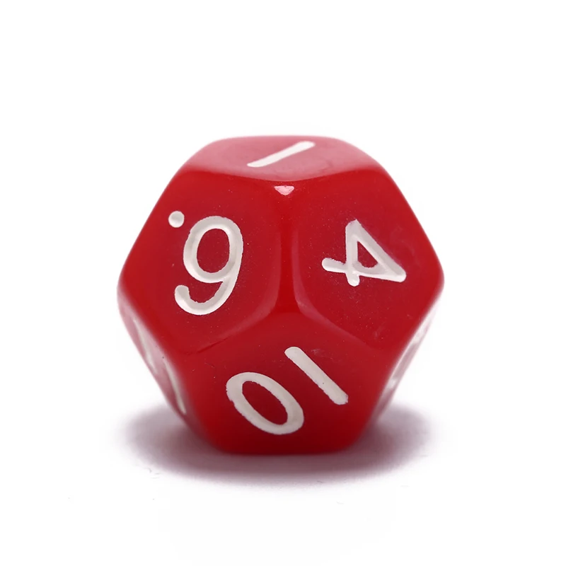 1pc acrylic 12 sided die multiple sided dice for funny party club playing game
