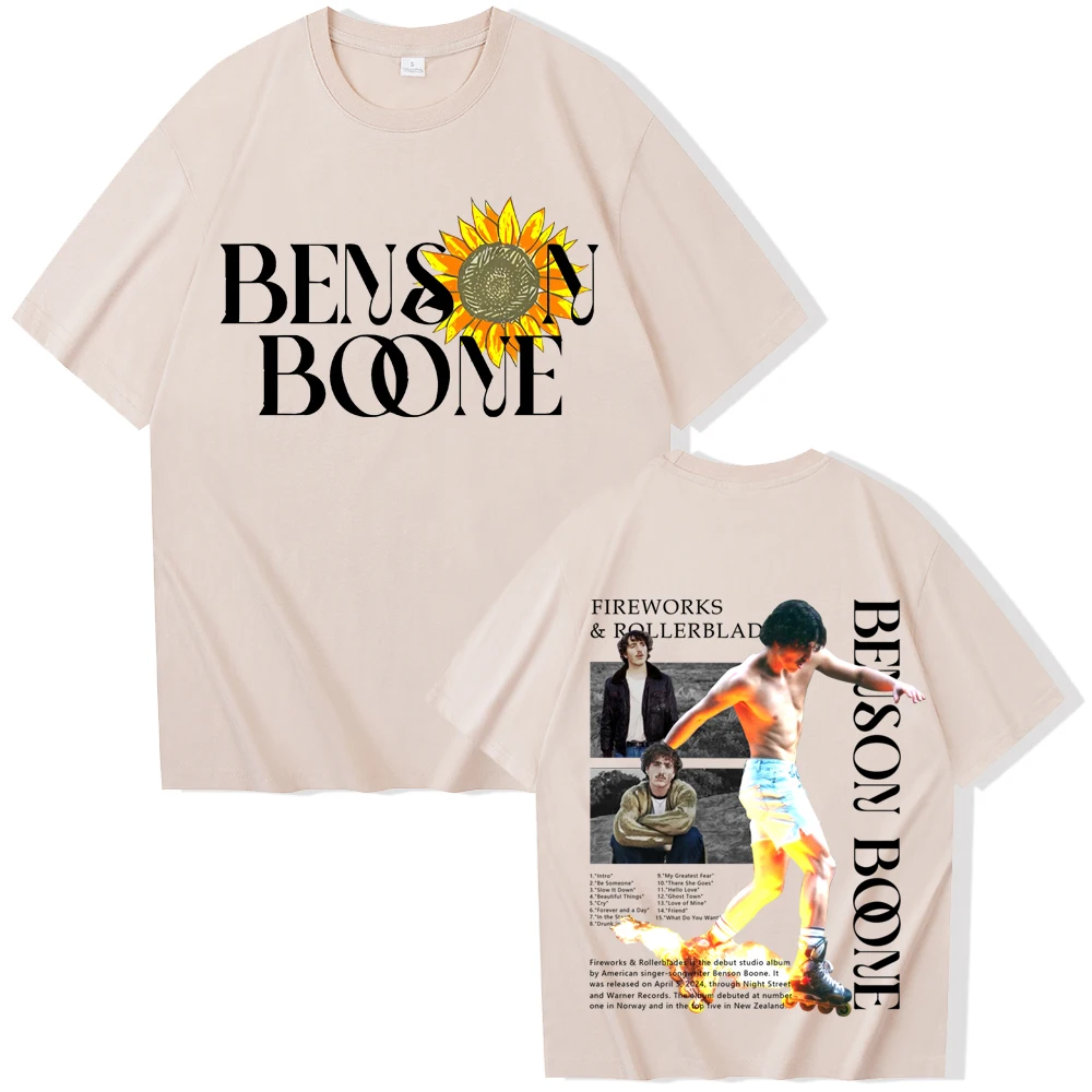 2024 Popular Singer Benson Boone Shirt Benson Boone Fireworks