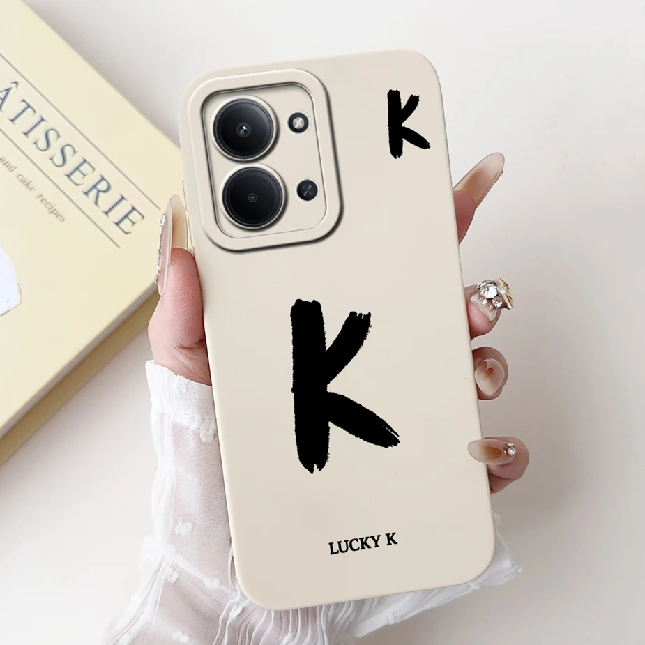 Cute Lucky Letters Shockproof Phone Case, Soft s Cover