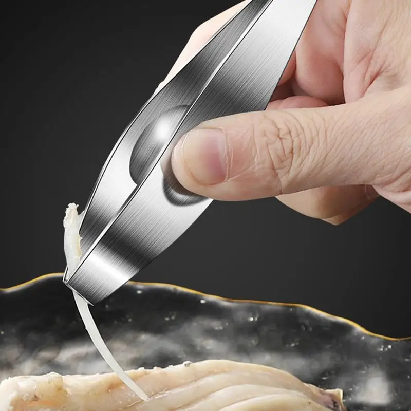 

Fish Tweezers Multifunctional Chicken Pig Hair Pliers Clip Puller Remover Tongs Fish Bone Plucking Clamp Kitchen Gadgets Tools