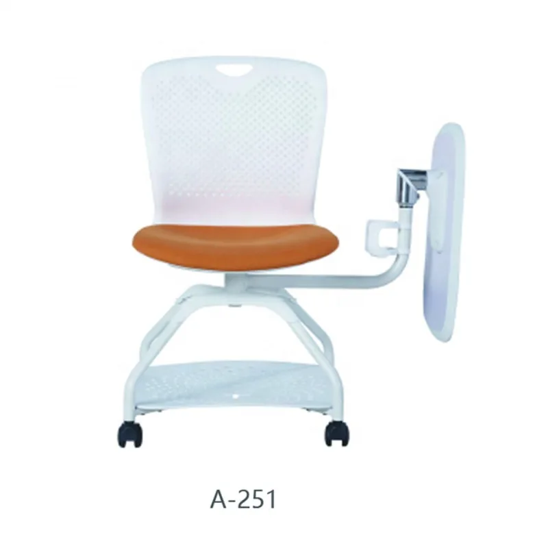 

Modern school educational play chair with writing pad