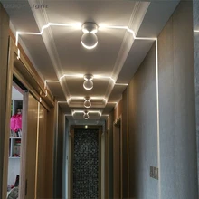 

Ceiling Lights Living Room Decoration Art Design 10w CREE Led RGB Remoted Controls Narrow Line Living Room Decor
