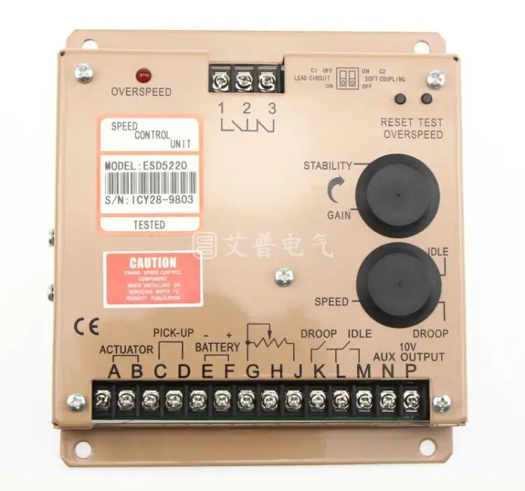 

Генераторная установка регулятор скорости двигателя ESD5220