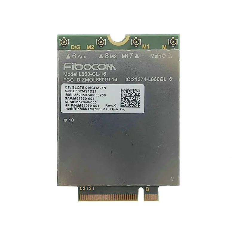 4G LTE Module, L860-GL Cat 16 SPS L27188-001 Carte Pour Elitebook X360 830 840 850, Plug And Play