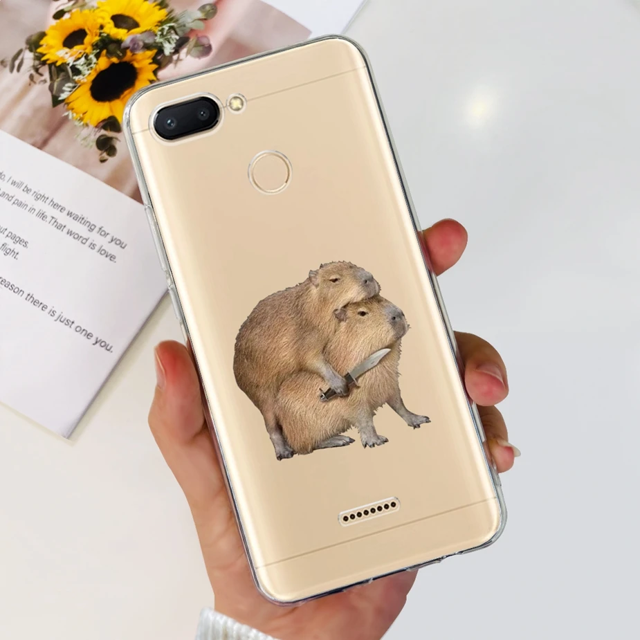 Cute Painted Clear Silicone Phone Case - Soft TPU Shell with Bumper Protection