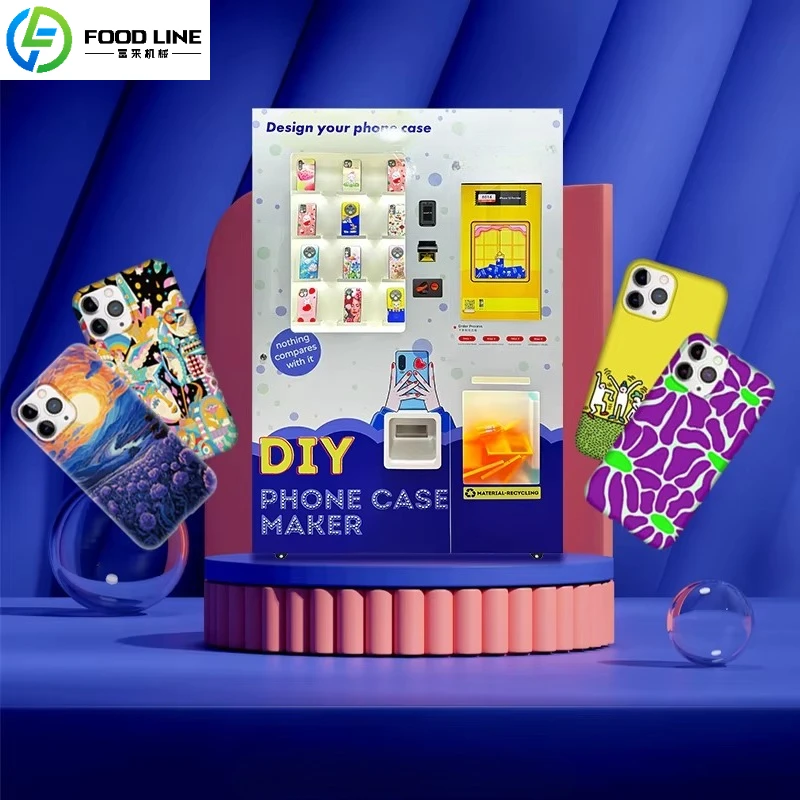 Distributore automatico di custodie personalizzate fai-da-te per foto di telefoni cellulari