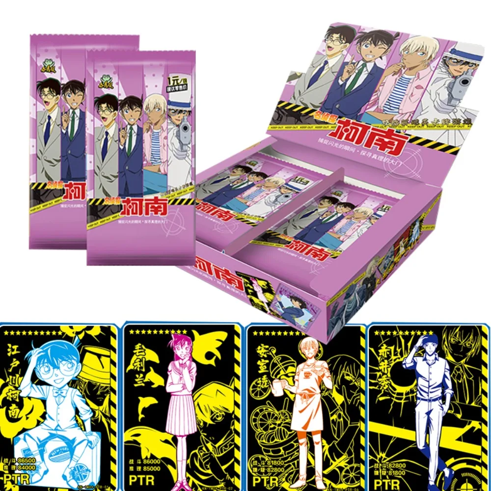 

Detective Conan Collection Cards For Children Japanese Anime Character Kudo Shinichi Heiji Hattori Trial Version Card Kid Gift