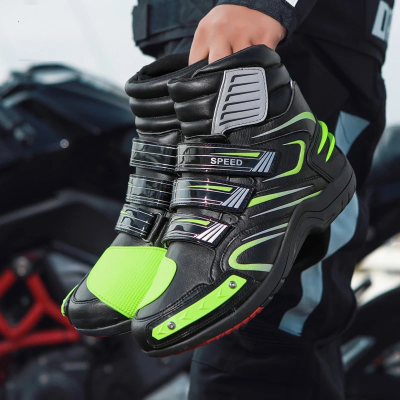 

New Motorcycle shoes Professional training racing shoes Outdoor riding shoes Motocross Boots