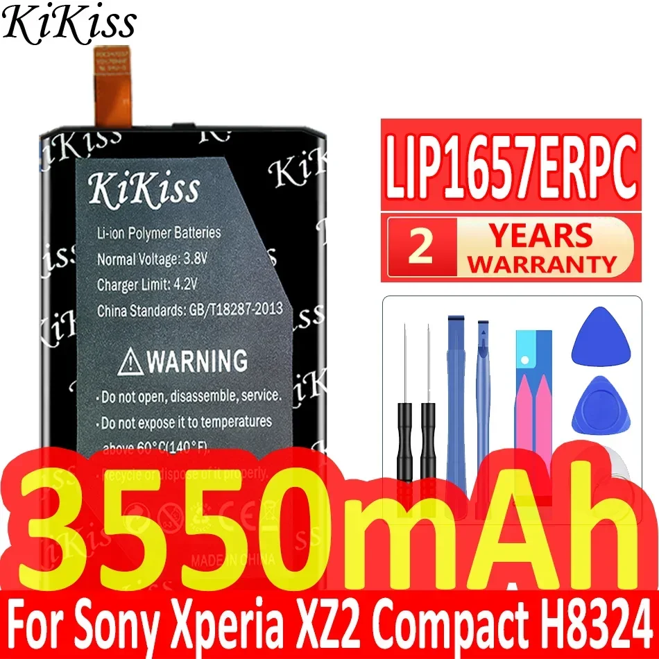 

3550mAh KiKiss Powerful Battery LIP1657ERPC For Sony Xperia XZ2 Compact XZ2 Mini H8324 H8314 SO-05K XZ2Mini