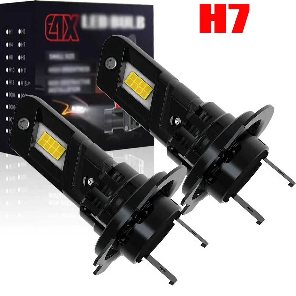 2pcs H7 PX26d Led Powerful Canbus No Error Auto Light No Adapter ...