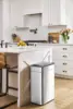 Kitchen Trash Can 60 Liter / 16 Gallon Automatic Trash Can with Butterfly Lid, Motion Sensor Garbage Can for Kitchen, Of 2