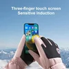 1 Pair Ski Gloves With Adjustable Fastener Tape Water-Resistant Windproof Thick Winter Warm Touch Screen Gloves 4