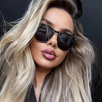 Mode oeil de chat cadre en métal lunettes de soleil femmes marque Desginer lunettes de soleil noir Rivet Cateye femme nuances lunettes UV400 2