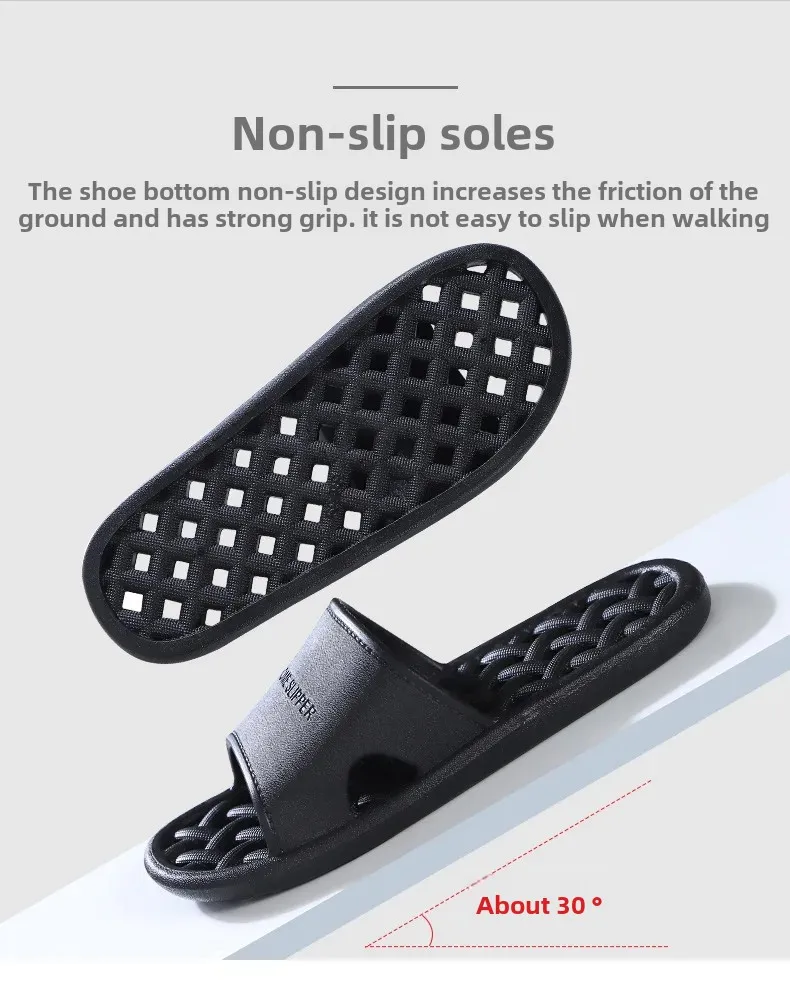 Weiche, rutschfeste Badezimmer-Hausschuhe