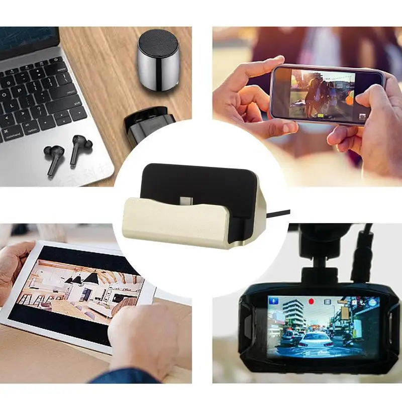 C Type Phone Charging Dock Cell Phone Docking Station Type C Fast Charger Desktop Countertop Charger For type c docking station docking station