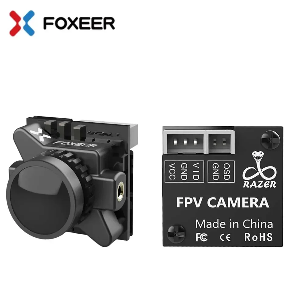 Foxeer Razer Pico Mini Micro NANO 1200TVL FPV Camera 4:3 16:9 NTSC PAL Switchable for RC Drone, 1.8mm Lens, Low Latency, Lightwe thumbnail 4