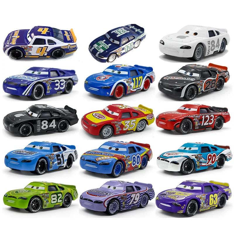 Disney Pixar Car 2 Alloy Car Model Number Car No. 4 No. 28 No.33