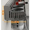 New Kitchen Seasoning Shelf Wall-mounted Free Punching Space Aluminum Knife Holder Chopsticks Storage Condiment Kitchen Shelf 45 6