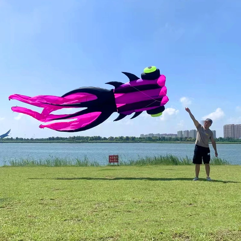 free shipping fish kite flying for adults kites goldfish kite sport professional kites large inflatable kite Windsurfing flying 5