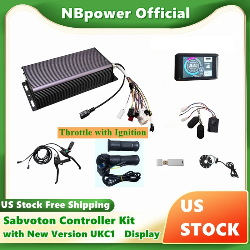 NBpower US Stock Sabvoton Kit 72V 80A 100A 150A 200A V2 Controller Kit NBpower US Stock Sabvoton Kit 72V 80A 100A 150A 200A V2 Controller Kit