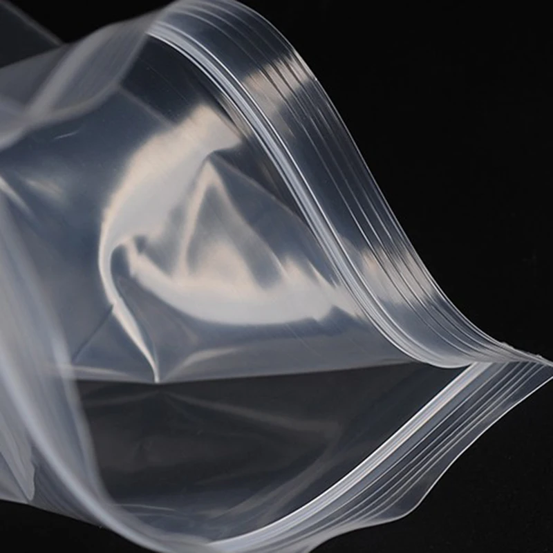 Plastic Ziplock Bags 100pcs for Jewelry Packaging